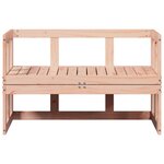 vidaXL Canapé de jardin extensible bois massif de douglas