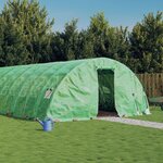 vidaXL Serre avec cadre en acier vert 110 m² 22x5x2 3 m