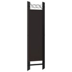 vidaXL Cloison de séparation 4 panneaux Marron 160 x 180 cm