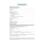 Dossier Location Commerciale - Vert - X 5 - Exacompta