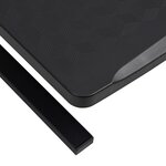 vidaXL Support de moniteur Noir 37x28x11 5 cm