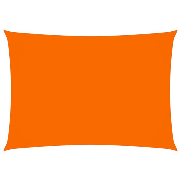 vidaXL Voile de parasol Tissu Oxford rectangulaire 2 5x4 5 m Orange