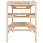 vidaXL Casier à vin 109 5x30x42 cm Bois de pin massif