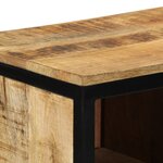 vidaXL Cabinet à chaussures 50x30x110 cm Bois brut de mangue