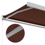 vidaXL Auvent manuel rétractable bordeaux 300x250 cm