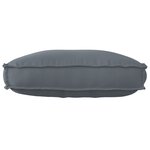 vidaXL Coussin de Palette pour Dossier Anthracite 70x40x12 cm Tissu Oxford