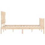 vidaXL Cadre de lit sans matelas 120x200 cm bois de pin massif