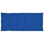 vidaXL Chaise à bascule avec coussin Bambou