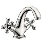SCHÜTTE Mitigeur de lavabo à 2 poignées ELK Chrome