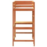 vidaXL Lit superposé sans matelas 75x190 cm bois de pin massif