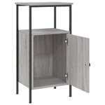 vidaXL Tables de chevet 2 Pièces sonoma gris 41x31x80cm bois d'ingénierie