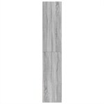 vidaXL Bibliothèque sonoma gris 100x36x189 cm bois d'ingénierie