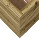 vidaXL Jardinière 70x70x72 cm bois de pin imprégné