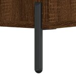 vidaXL Buffet Chêne marron 34 5x34x90 cm Bois d'ingénierie