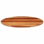vidaXL Dessus de table bois massif d'acacia rond 15-16 mm 70 cm