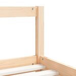 vidaXL Cadre de lit pour enfant 90x190 cm Bois de pin massif