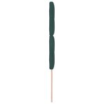 Tête de lit vidaXL Boutonnée Vert Foncé 90 cm Velours