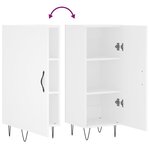 vidaXL Buffet blanc 34 5x34x90 cm bois d'ingénierie
