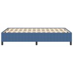 Cadre de lit vidaXL Bleu 120x200 cm en tissu côtelé