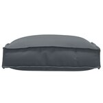 vidaXL Coussins de Palette pour Siège 4 Pièces Anthracite 40x40x8 cm Tissu Oxford
