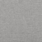 vidaXL Cadre de lit sans matelas gris clair 80x200 cm tissu