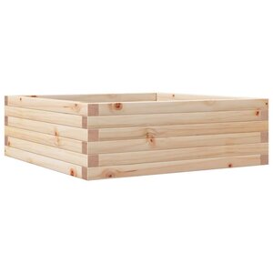 vidaXL Jardinière 70x70x23 cm bois de pin massif