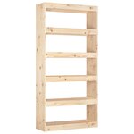 vidaXL Bibliothèque/Séparateur de pièce 80x30x167 4 cm pin massif