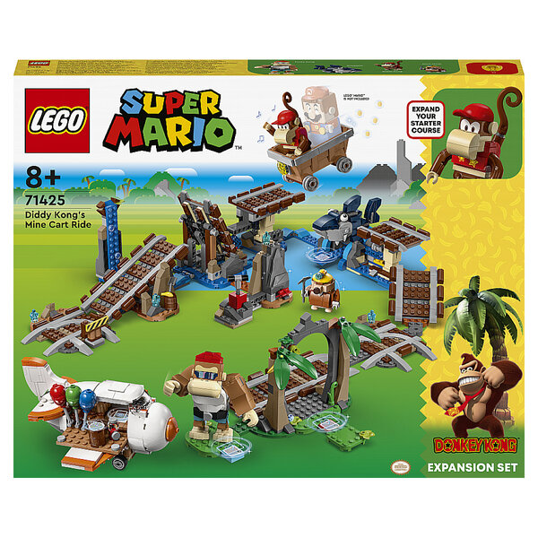 Ensemble d'Extension Course de Chariot de Mine de Diddy Kong - LEGO® Super Mario™ 71425