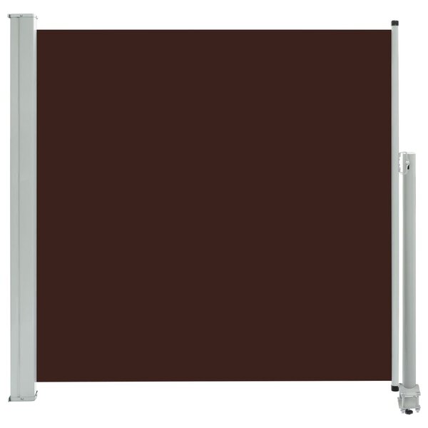 vidaXL Auvent latéral rétractable de patio 160x300 cm Marron