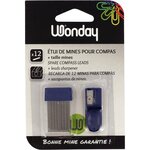 Etui de 12 mines pour compas + taille mines JPC
