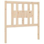 vidaXL Tête de lit 106x4x100 cm Bois massif de pin