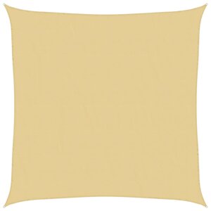 vidaXL Voile d'ombrage sable 3x3 m 100   polyester oxford
