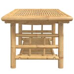 vidaXL Table basse 110x55x45 cm bambou