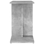 vidaXL Table d'appoint Gris béton 50x30x50 cm Bois d’ingénierie