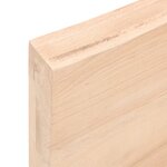 vidaXL Étagère murale 80x10x6 cm bois de chêne massif non traité