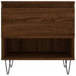 vidaXL Tables basses 2 Pièces chêne marron 50x46x50 cm bois d'ingénierie