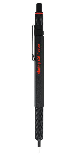 Porte-mine mécanique rOtring 600  0 5 mm  noir (1904443)