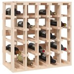 vidaXL Casier à vin 58 5x33x60 5 cm Bois de pin massif