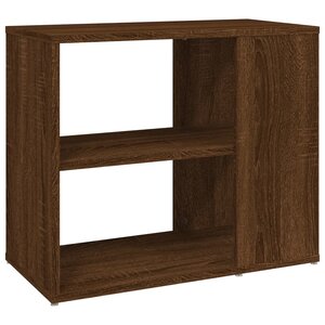 vidaXL Armoire latérale Chêne marron 60x30x50 cm Bois d'ingénierie