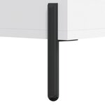 vidaXL Buffet blanc 69 5x34x90 cm bois d'ingénierie
