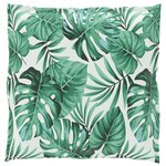 Coussin de Palette vidaXL pour Siège Motif Feuille 70x70x12 cm Tissu Oxford