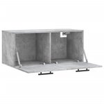 vidaXL Armoire murale gris béton 80x36 5x35 cm bois d'ingénierie
