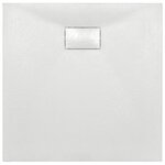 vidaXL Bac de douche SMC Blanc 80 x 80 cm