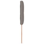 vidaXL Tête de lit LED avec boutons capitonnés Taupe 80 cm en tissu