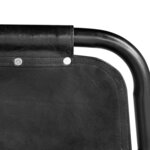 Vidaxl chaises de salle à manger 6 pièces noir cuir véritable