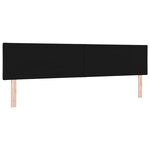 vidaXL Tête de lit Design Blocs de Diamant Noir 200 cm Velours