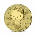 Hello Kitty - Monnaie de 5€ Or 1/2 g - Anniversaire