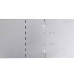 vidaXL Clôture de pelouse 10 Pièces Acier galvanisé 100x20 cm