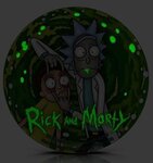 Pièce de monnaie en Argent 5 Dollars g 62.2 (2 oz) Millésime 2023 RICK AND MORTY