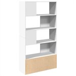 vidaXL Bibliothèque blanc 100x36x189 cm bois d'ingénierie